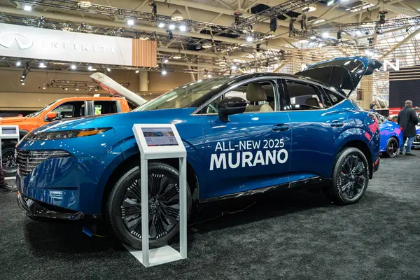 2025 Kanada Uluslararası Otomobil Fuarı 'nda yepyeni Nissan Murano otomobili. Toronto, Kanada - 14 Şubat 2025.