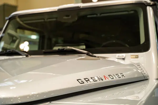 2024 Kanada Uluslararası Otomobil Fuarı 'nda INEOS Grenadier levazım subayı otomobili. Toronto, Kanada - 14 Şubat 2025.