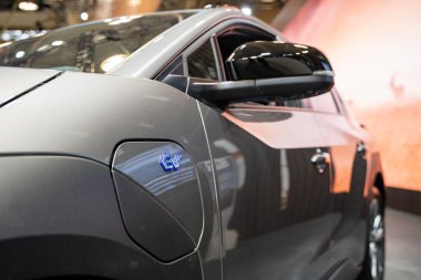 2024 Subaru Solterra otomobili Kanada Uluslararası Otomobil Fuarı 'nda. Toronto, Kanada - 14 Şubat 2025.