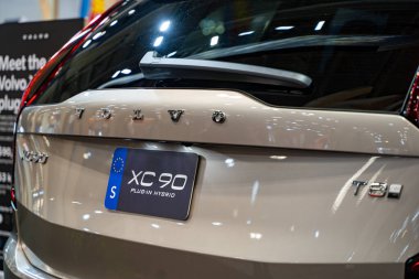 2025 Kanada Uluslararası Otomobil Fuarı 'nda Volvo XC90 otomobili. Toronto, Kanada - 19 Şubat 2025.
