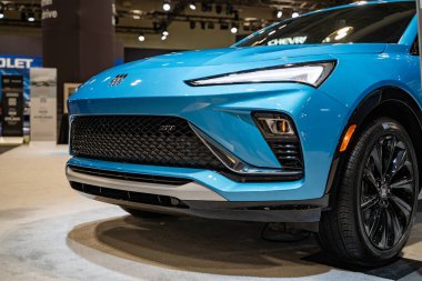 2025 Kanada Uluslararası Otomobil Fuarı 'nda Buick Envista ST otomobili. Toronto, Kanada - 19 Şubat 2025.