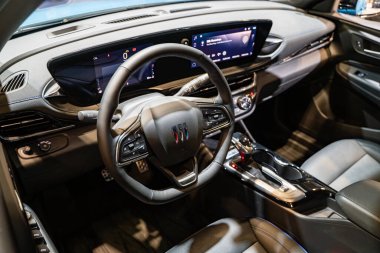 2025 Kanada Uluslararası Otomobil Fuarı 'nda Buick Envista ST otomobili. Toronto, Kanada - 19 Şubat 2025.