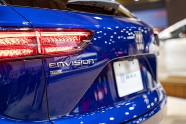 2025 Kanada Uluslararası Otomobil Fuarı 'nda Buick Envision Avenir otomobili. Toronto, Kanada - 19 Şubat 2025.