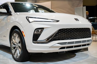 2025 Kanada Uluslararası Otomobil Fuarı 'nda Buick Envista Avenir otomobili. Toronto, Kanada - 19 Şubat 2025.