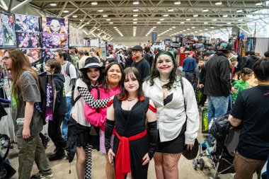 Toronto Comicon 'da Cosplayers. Toronto, Kanada - 14 Mart 2025.