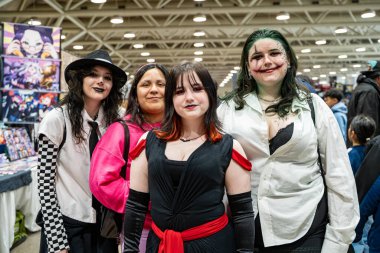 Toronto Comicon 'da Cosplayers. Toronto, Kanada - 14 Mart 2025.