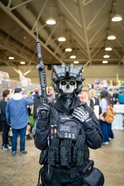 Toronto Comicon 'da Cosplayer. Toronto, Kanada - 14 Mart 2025.