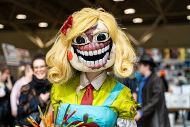 Toronto Comicon 'daki Bayan Delight Cosplayer. Toronto, Kanada - 14 Mart 2025.