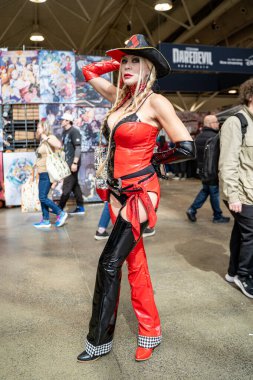 Toronto Comicon 'da bayan Cosplayer. Toronto, Kanada - 14 Mart 2025.