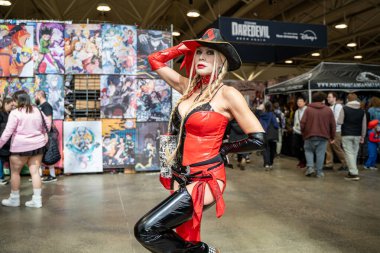 Toronto Comicon 'da bayan Cosplayer. Toronto, Kanada - 14 Mart 2025.