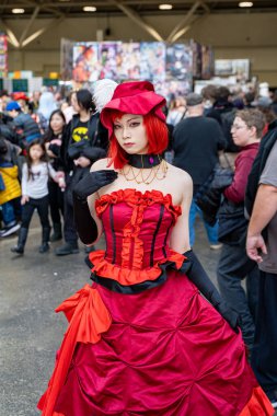 Toronto Comicon 'da Cosplayer. Toronto, Kanada - 14 Mart 2025.