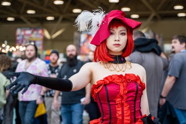 Toronto Comicon 'da Cosplayer. Toronto, Kanada - 14 Mart 2025.