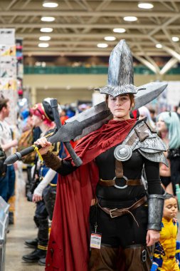 Toronto Comicon 'da Cosplayer. Toronto, Kanada - 14 Mart 2025.