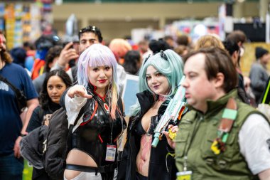 Toronto Comicon 'da Cosplayers. Toronto, Kanada - 14 Mart 2025.
