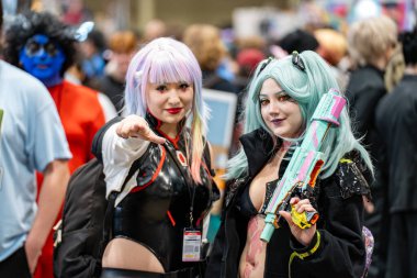 Toronto Comicon 'da Cosplayers. Toronto, Kanada - 14 Mart 2025.