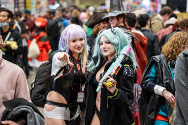 Toronto Comicon 'da Cosplayers. Toronto, Kanada - 14 Mart 2025.