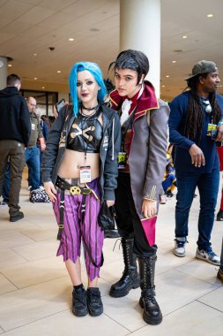 Toronto Comicon 'daki Legends Cosplayers Ligi. Toronto, Kanada - 14 Mart 2025.