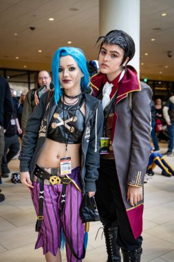 Toronto Comicon 'daki Legends Cosplayers Ligi. Toronto, Kanada - 14 Mart 2025.