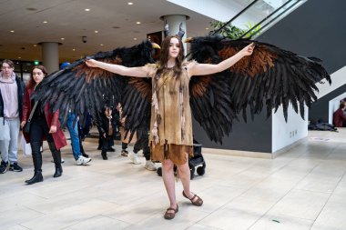 Toronto Comicon 'da Cosplayer. Toronto, Kanada - 14 Mart 2025.