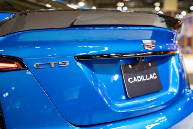 2025 Kanada Uluslararası Otomobil Fuarı 'nda 2025 Cadillac CT5-V otomobil. Toronto, Kanada - 19 Şubat 2025.