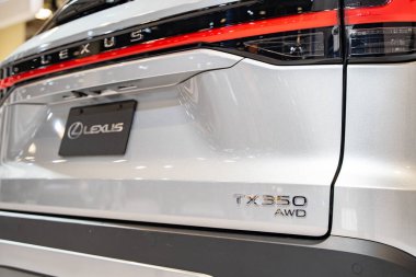 2025 Kanada Uluslararası Otomobil Fuarı 'nda Lexus TX 350 otomobil. Toronto, Kanada - 19 Şubat 2025.