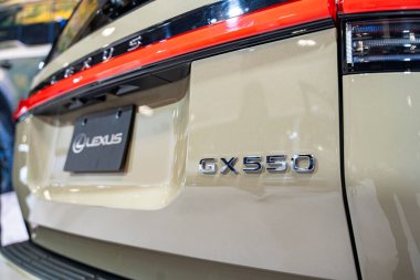 2025 Kanada Uluslararası Otomobil Fuarı 'nda Lexus GX 550 otomobil. Toronto, Kanada - 19 Şubat 2025.