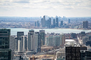 Toronto 'dan Etobikola' nın hava görüntüsü.