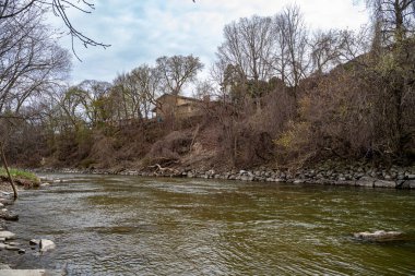 Toronto 'daki Humber Nehri manzarası.
