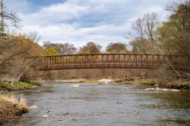 Toronto 'daki Humber Nehri manzarası.