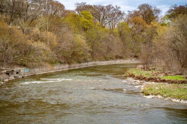 Toronto 'daki Humber Nehri manzarası.