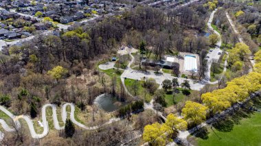 Toronto 'daki Smythe Park' ın havadan görüntüsü.