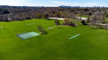 Toronto 'daki Sunnybrook Parkı' nın hava görüntüsü.