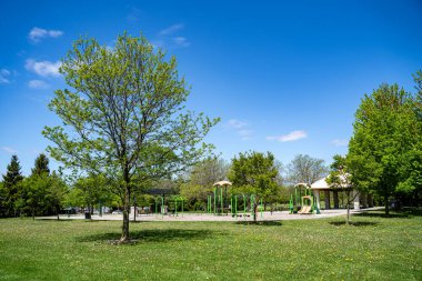 Markham, Ontario 'daki Simonston Park' ın Manzarası.