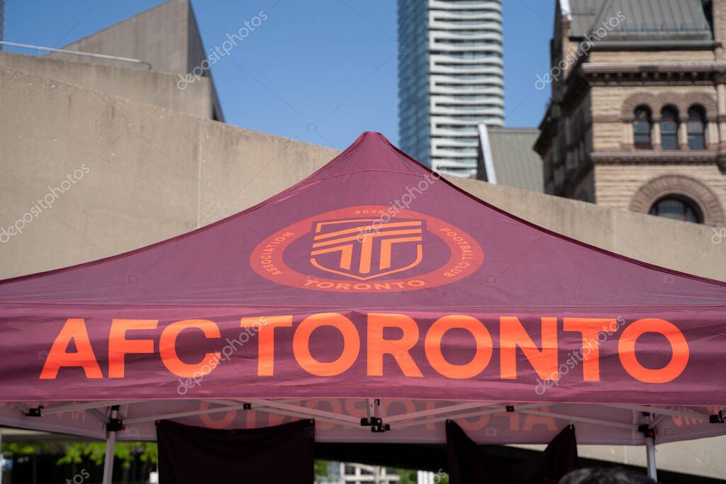 View of the Association Football Club Toronto (AFC Toronto) Logo. Toronto, Canada - June 12, 2025.