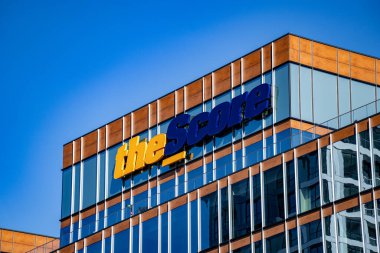 Score şirketinin dış görünüşü. Toronto, Kanada - 21 Temmuz 2025.