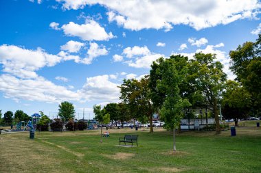 Port Perry 'deki Palmer Park manzarası.