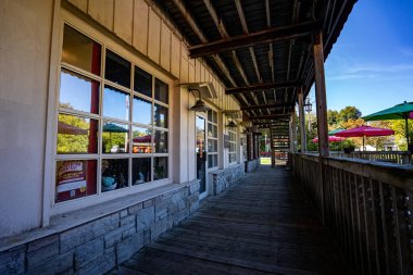 Unionville 'deki Planing Mill manzarası. Markham, Kanada - 1 Ekim 2025.