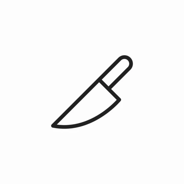 Знак Кухонный Нож — стоковый вектор