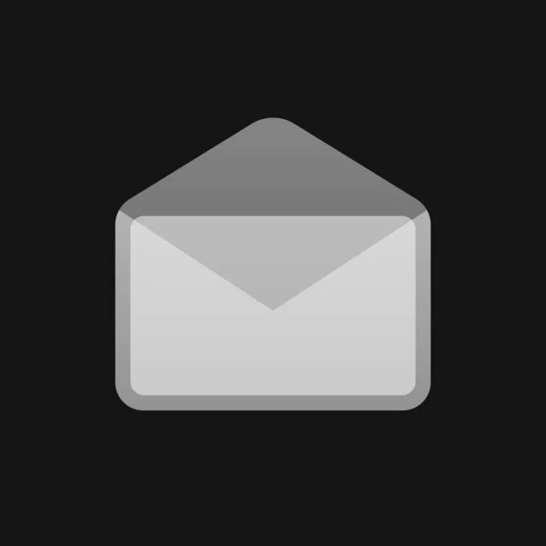 Mensaje Carta Mail Envelopment Icono — Vector de stock
