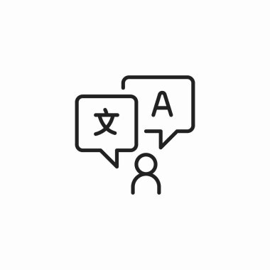 Kişi Konuşması Baloncuğu Çeviri Dili