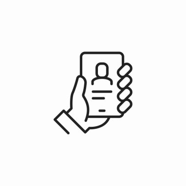 Kimlik Kartı Belgesi Tutma El