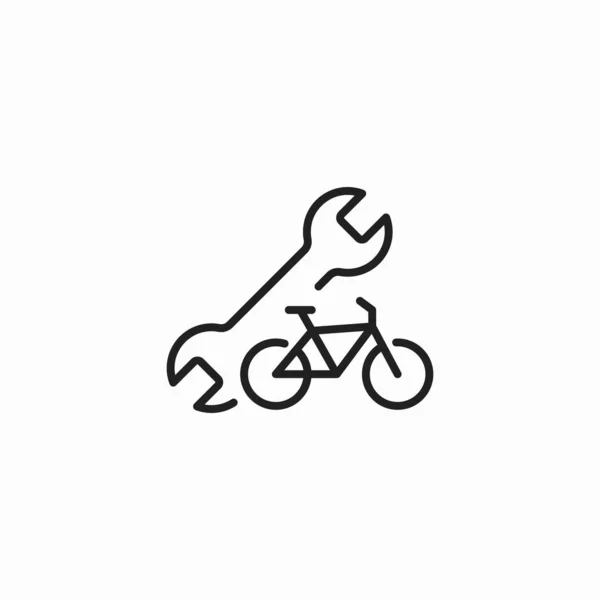 Значок Ремонт Велосипедов — стоковый вектор