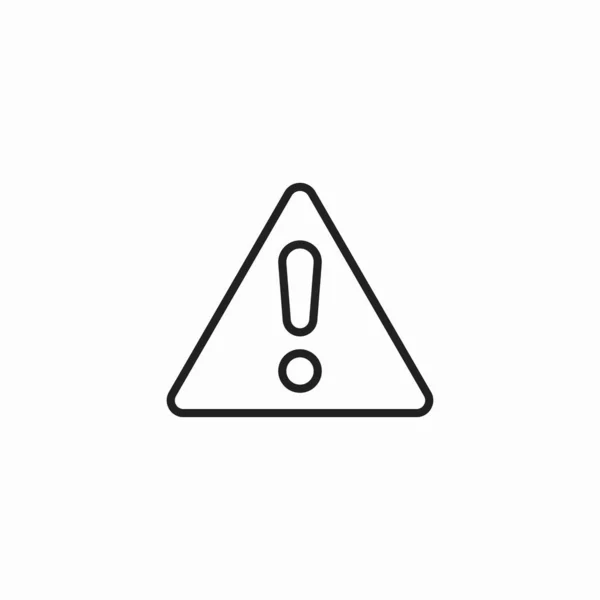 Advertencia Precaución Atención Error Señal Triángulo — Vector de stock