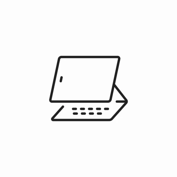 Gadget Pad Für Tablet Tastatur — Stockvektor