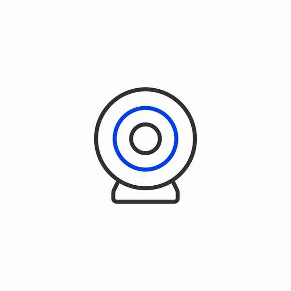 Webcamera Apparaat Gadget Video — Stockvector
