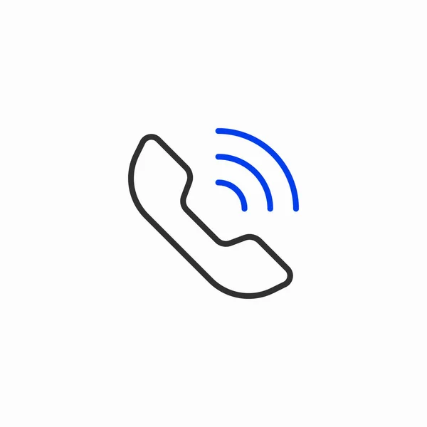 Telefoon Gesprek Communicatie Mobiel — Stockvector