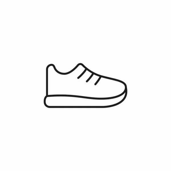 Sportswear Shoes Sneakers Sport Training — Stock Vector
