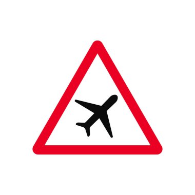 Trafik Üçgeni İşaretini Geçen Uçak