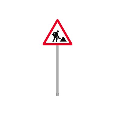 Yol Yapımı Önündeki Trafik İşareti