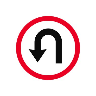 U Sola Trafik İşaretine Dön